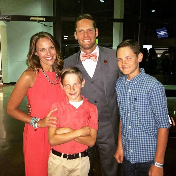 Matt Frazier and Nuclear Family, Courtesy of Matt Frazier and Jenks Public Schools, 2016